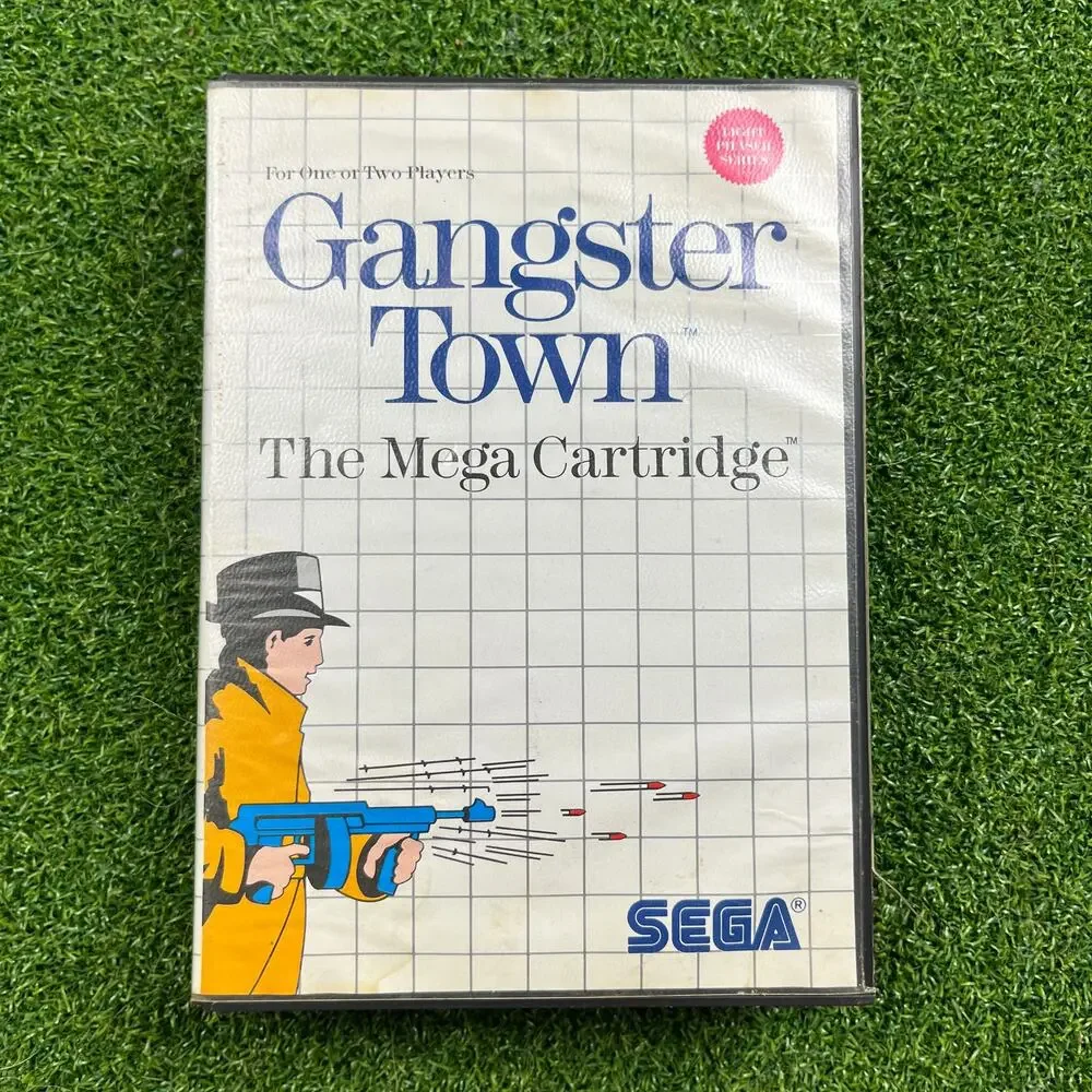 Gangster Town (Sega Master System 1987) Tested CIB